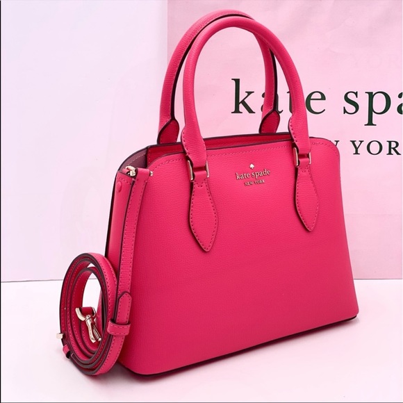 Kate Spade Darcy Small Satchel Crossbody Bikini Pink - Picture 2 of 10